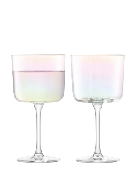LSA International Iridescence Wine Glass, Set of 2, 250ml, Iridescent - view 2, Irridescent