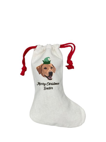 Solesmith Pet Personalised Christmas Stocking, Multi, Multi