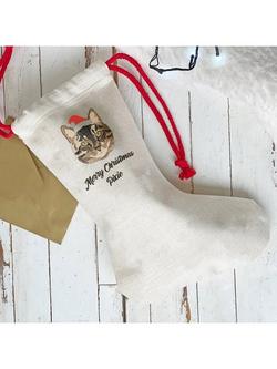 Solesmith Pet Personalised Christmas Stocking, Multi - view 2, Multi