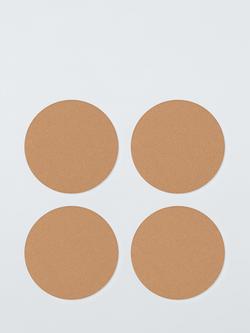 John Lewis ANYDAY Round Cork Placemat, Set of 4, Natural, Natural