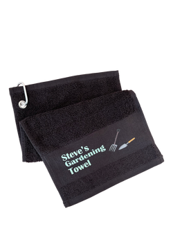 Solesmith Gardening Personalised Hand Towel, Multi, Multi