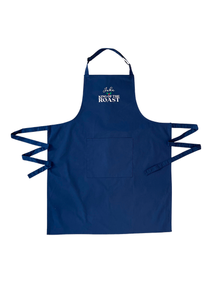 Solesmith Queen/King of the Roast Personalised Apron, Multi, Multi