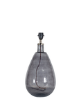 Nkuku Baba Table Lamp Base, Smoke, Large Tall