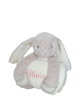 Solesmith Personalised Baby Bunny Blanket, Multi