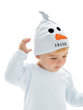 Solesmith Personalised Snowman Baby Hat, Multi