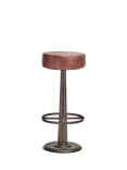 Nkuku Narwana Round Stool, Brown