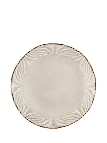 Nkuku Malia Dinnerware Set, 12 Piece, Natural Cream - view 2, Natural Cream