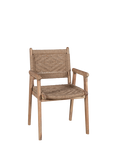 Nkuku Vinay Woven Dining Chair, Natural