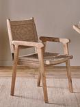 Nkuku Vinay Woven Dining Chair, Natural