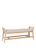 Nkuku Avanthi Sleigh Bench, Natural