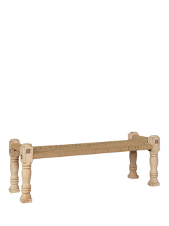 Nkuku Kutumba Woven Indian Bench, Natural