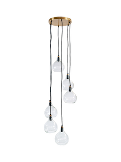 Nkuku Ziva Cluster Pendant Light, Clear