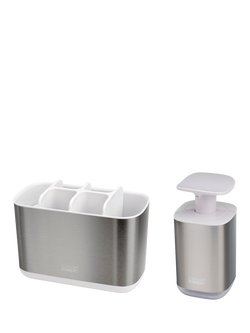 Joseph Joseph Bathroom Sink Set, White, White