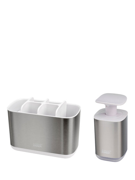 Joseph Joseph Bathroom Sink Set, White, White
