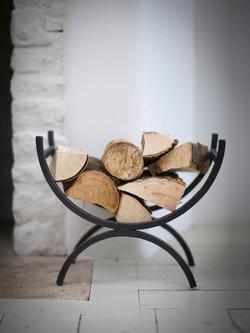 Garden Trading Classic Log Holder, Small - view 2, Black