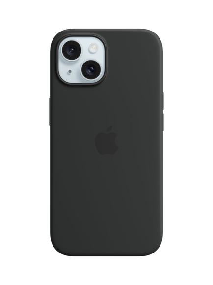 Apple Silicone Case with MagSafe for iPhone 15 - view 2, Black