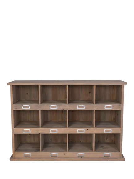 Garden Trading Chedworth Wood 12 Shoe Locker Rack, Natural