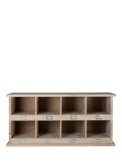 Garden Trading Chedworth Wood 8 Shoe Locker Rack, Natural