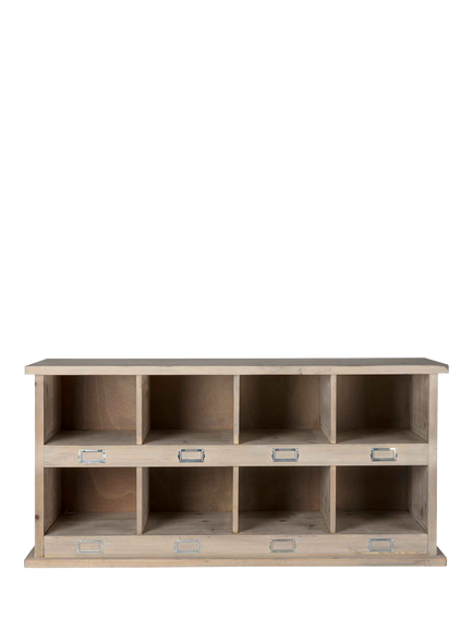 Garden Trading Chedworth Wood 8 Shoe Locker Rack, Natural