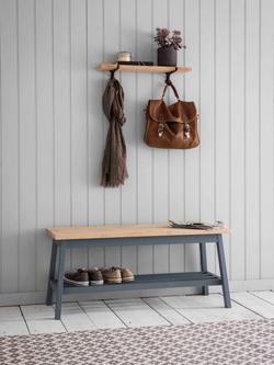 Garden Trading Clockhouse Hallway Bench, Charcoal - view 2, Black