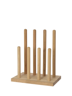 Garden Trading Hambledon Oak Wood Welly Boot Stand, Natural