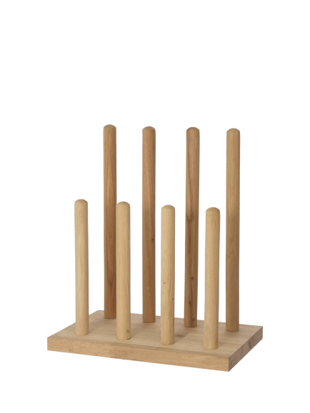 Garden Trading Hambledon Oak Wood Welly Boot Stand, Natural, Natural