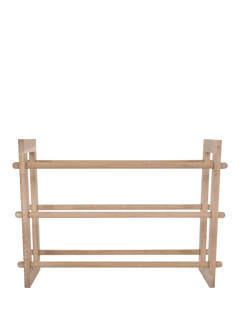 Garden Trading Hambledon Oak Wood Shoe Rack, Natural