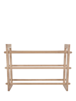 Garden Trading Hambledon Oak Wood Shoe Rack, Natural, Natural