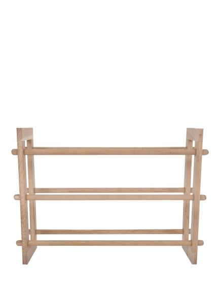 Garden Trading Hambledon Oak Wood Shoe Rack, Natural, Natural
