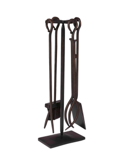 Garden Trading Fireside Set of 4 Tools, Antique