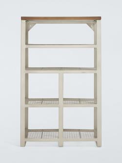 John Lewis Industrial Tall Shoe Rack, Grey Smoke - view 2, Grey Smoke