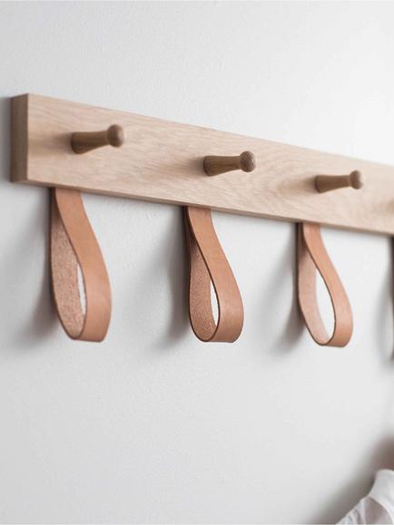 Garden Trading Kelston 5 Peg Rail, Natural - view 2, Natural