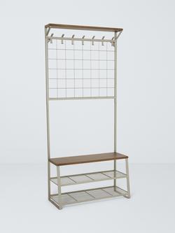 John Lewis Industrial Hallway Unit, Grey Smoke, Grey Smoke