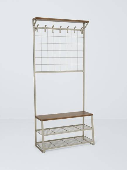 John Lewis Industrial Hallway Unit, Grey Smoke, Grey Smoke