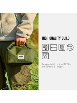 black+blum Cooler Lunch Bag, 6.7L - view 2, Moss Green