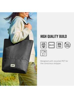 black+blum Cooler Tote Bag, 16L - view 2, Black