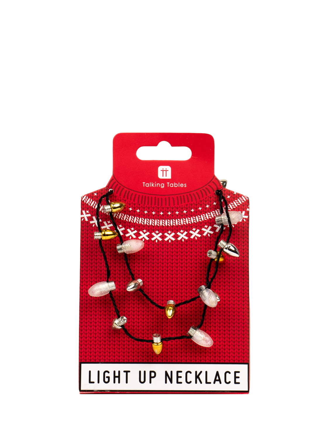 Talking tables light up necklace store