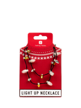 Talking Tables Christmas Light Up Necklace, Multi