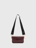 AllSaints Zoe Crossbody Phone Bag, Wine