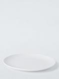 John Lewis Porcelain Coupe Dinner Plates, Set of 4, 27cm, White