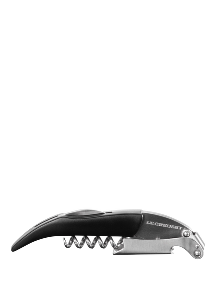 Le Creuset Waiter's Friend Corkscrew, Shiny Black, Shiny Black
