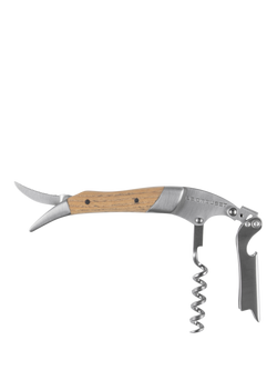 Le Creuset Waiter's Friend Corkscrew with Oak Wood Handle - view 2, Wood Oak