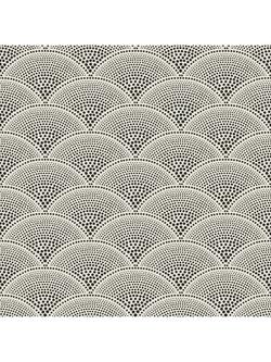 Cole & Son Feather Fan Wallpaper, Black On White 89/4014