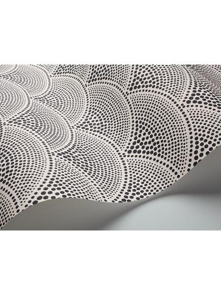 Cole & Son Feather Fan Wallpaper - view 2, Black On White 89/4014