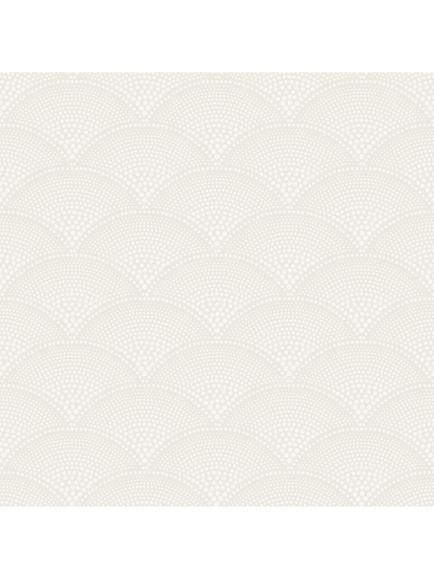 Cole & Son Feather Fan Wallpaper, Chalk On White  89/4015