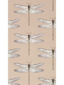 Harlequin Demoiselle Wallpaper, Posit/First Light/Taupe HRTW113142