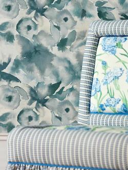 Harlequin Flores Wallpaper - view 2, Cornflower/First Look/Denim HRTW113138