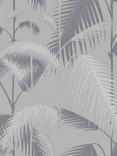 Cole & Son Palm Jungle Wallpaper, Heath Green/Metal 95/1007