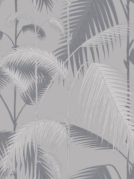 Cole & Son Palm Jungle Wallpaper, Heath Green/Metal 95/1007