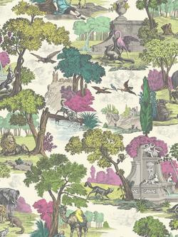 Cole & Son Versailles Grand Wallpaper, Bright Classic/Multi 99/16064, Bright Classic Mult